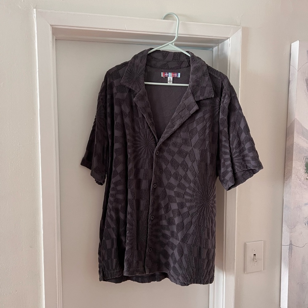 Grey fabric shirt